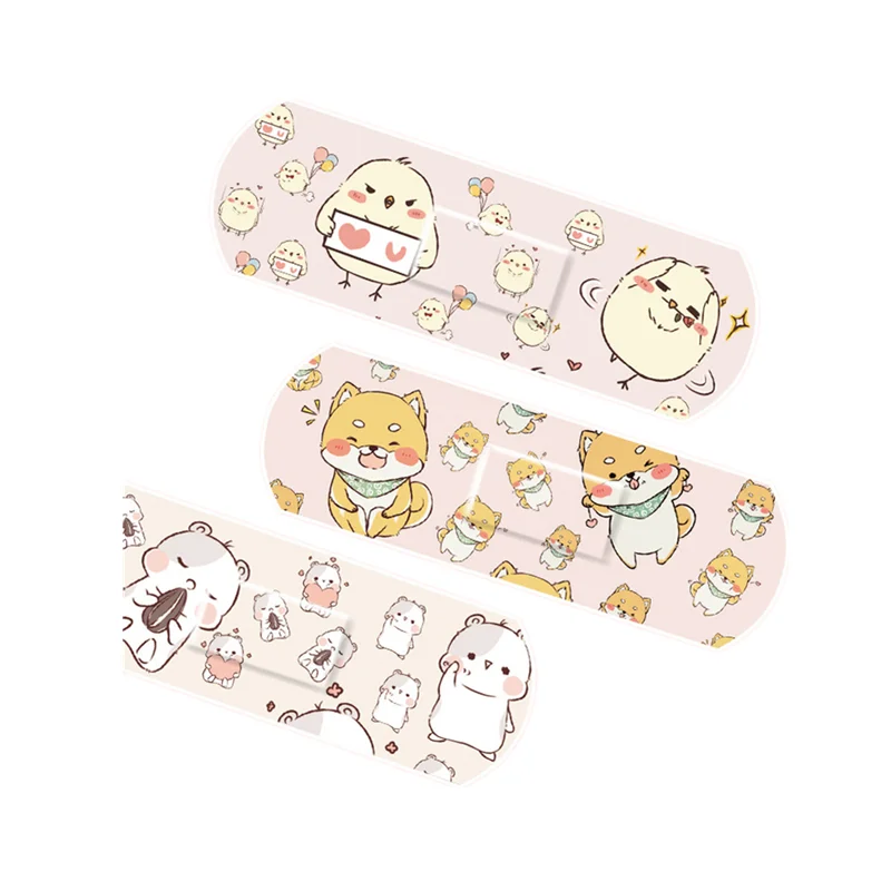 120pcs/set Cartoon Skin Patches Band Aid for First Aid Wound Dressing Plaster Kawaii Adhesive Bandage  Strips