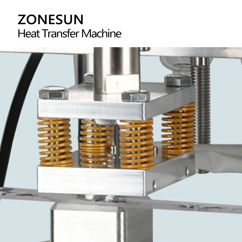 ZONESUN Pneumatic Mask Heat Transfer Machine Hot Stamping Machine Embossing Socks Insoles Custom Logo