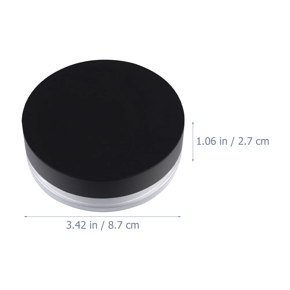 

1 Set Of Large Capacity Portable Empty Loose Powder Boxes Durable Premium Material Makeup Storage Suitable Home Salon Travel Use