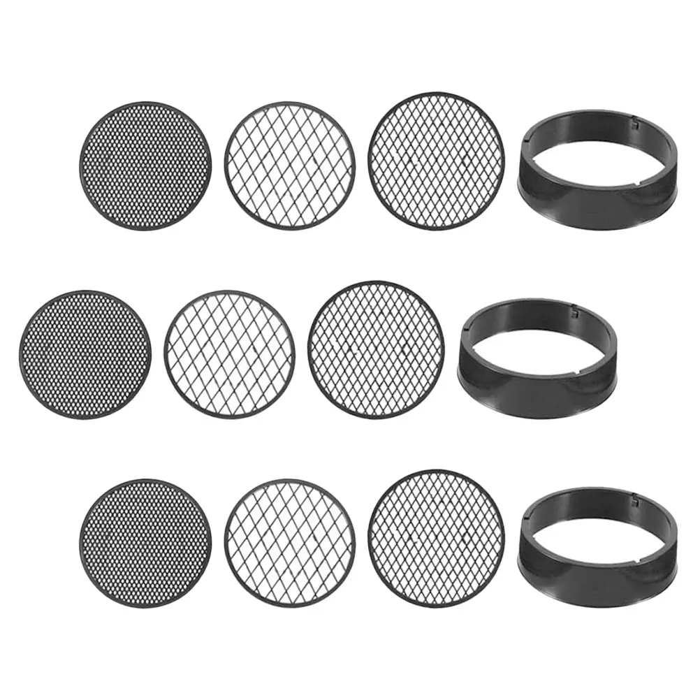 

9 Pcs Soil Sifter Sieve Sifting Tool Gardening Pan Network Rocks Plastic Planting Lightweight Durable Easy Clean