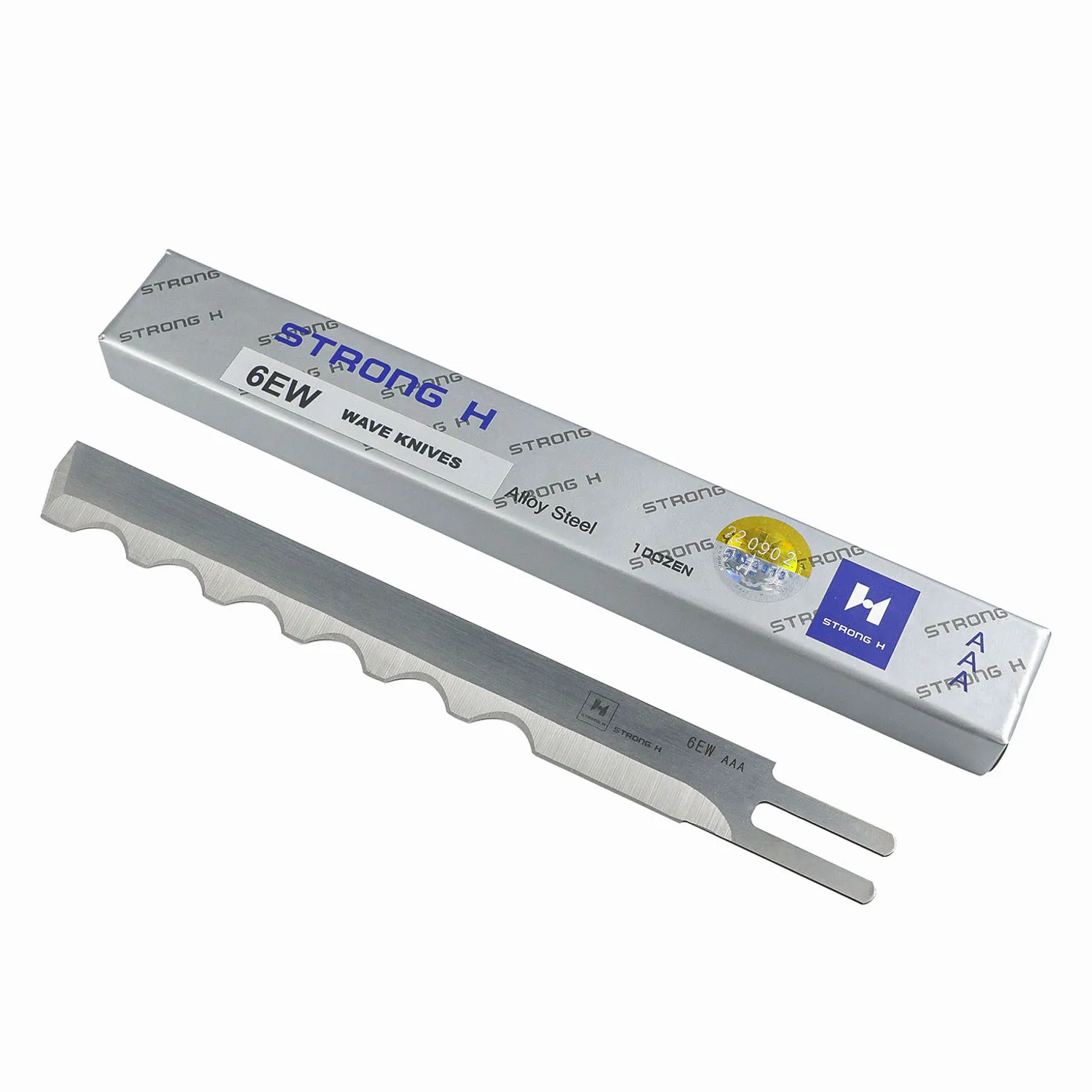 

Волнистое лезвие 6 дюймов для прямых резаков KM, EASTMAN, SULEE, DA YANG - Нож для раскроя ткани из легированной стали (12 шт)