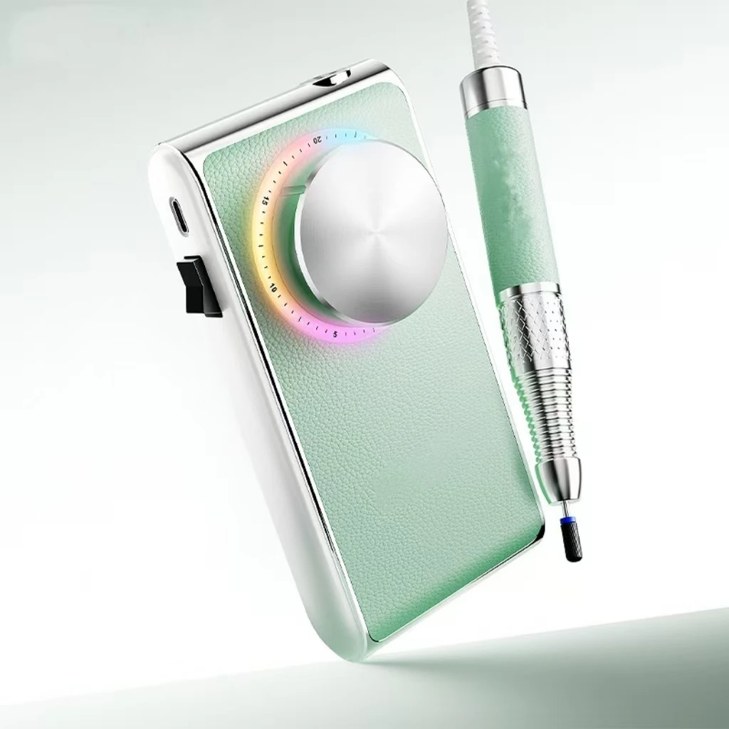 

AW01 W High-End Portable Nail Drill Type-C Charging Cuticle Remover Nail Salon Tool Made of Durable Plastic