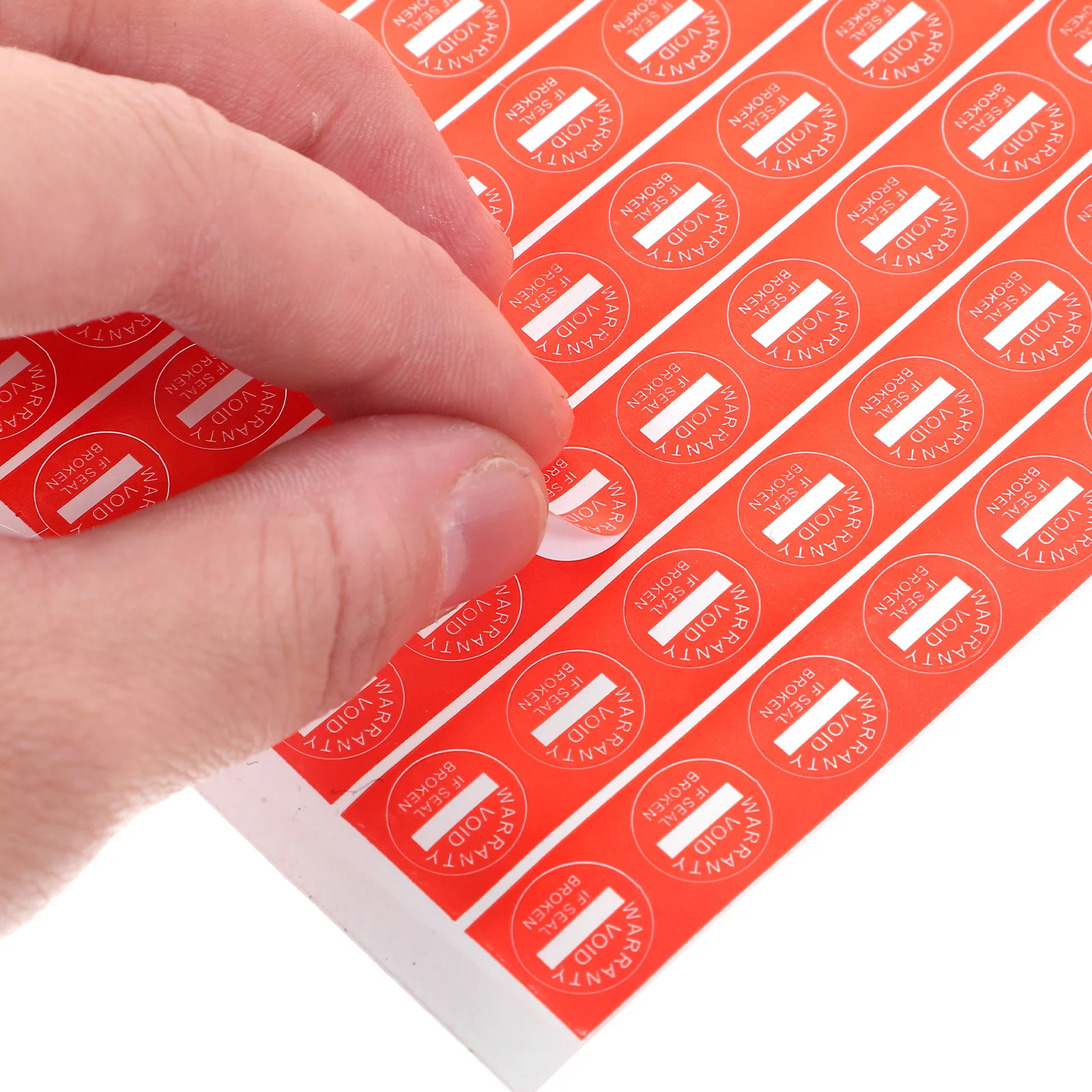 

1000 pcs If Seal Broken Warranty Void Label Round Adhesive Warning Sticker For Caution Use Paper Material Easy Application