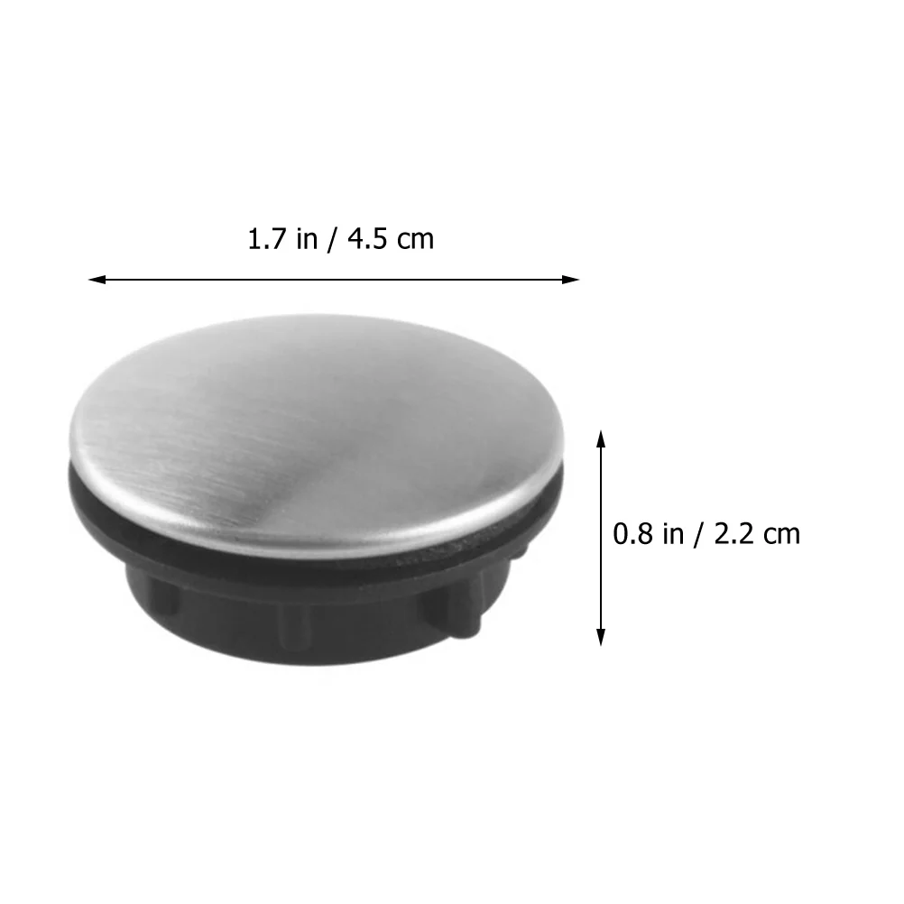 

2pcs Stainless Steel Sink Hole Cover Durable Abs Plastic Faucet Tap Repair Kit For Kitchen Bathroom Bathtub Countertop Accessory