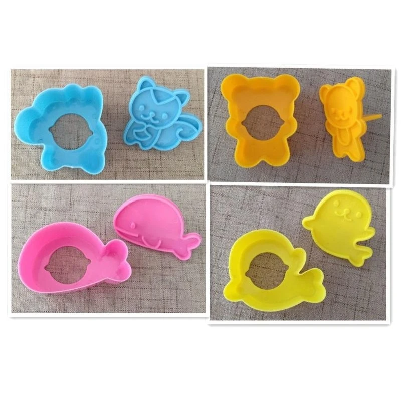 

4pcs/Set Sandwich Cookie плесень милый Samll Dolphin Sceed Squirrel Bear Easy в использовании лучшая продажа