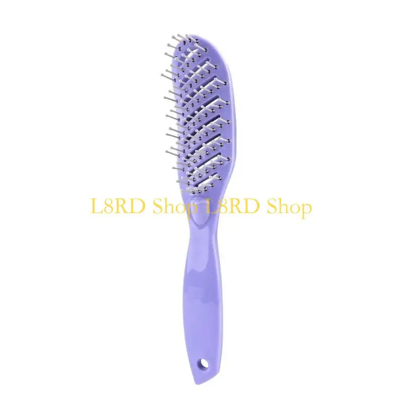 

L8RD Practical Hair Comb Hairdressing Brush Hollow Out Hair Brush Massage Comb Hair Styling Brush Detangling Hair Brush