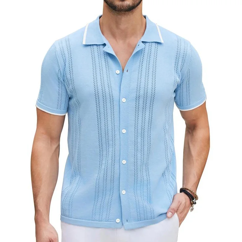 

Thin Knit Shirt Cool Sensation Spring 2026 Women's Fashion Breathable Lightweight Knitted Top Cross-Border