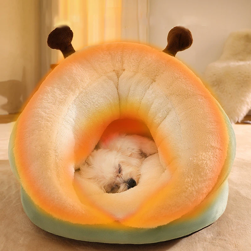 Small Dog Bed Slippers Little Animals Houses Puppy Pads Small Cat Dog Plush Sofa Indoor Kennel Pet Sleeping Bed Pet Accessories