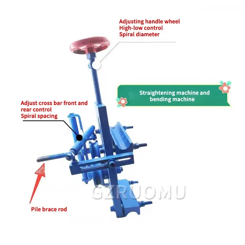 

Automatic Steel Bar Bending Machine Spring Round Looping Machine Pile Stirrup Spiral Ring Bender Rebar Straightening Equipment