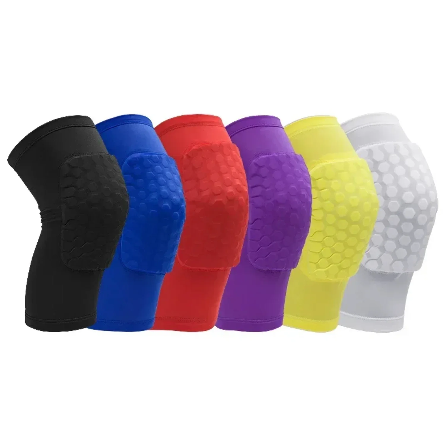 

1PC Honeycomb Knee Pads Basketball Sport Kneepad Volleyball Knee Protector Brace Support Football Compression Leg Sleeves