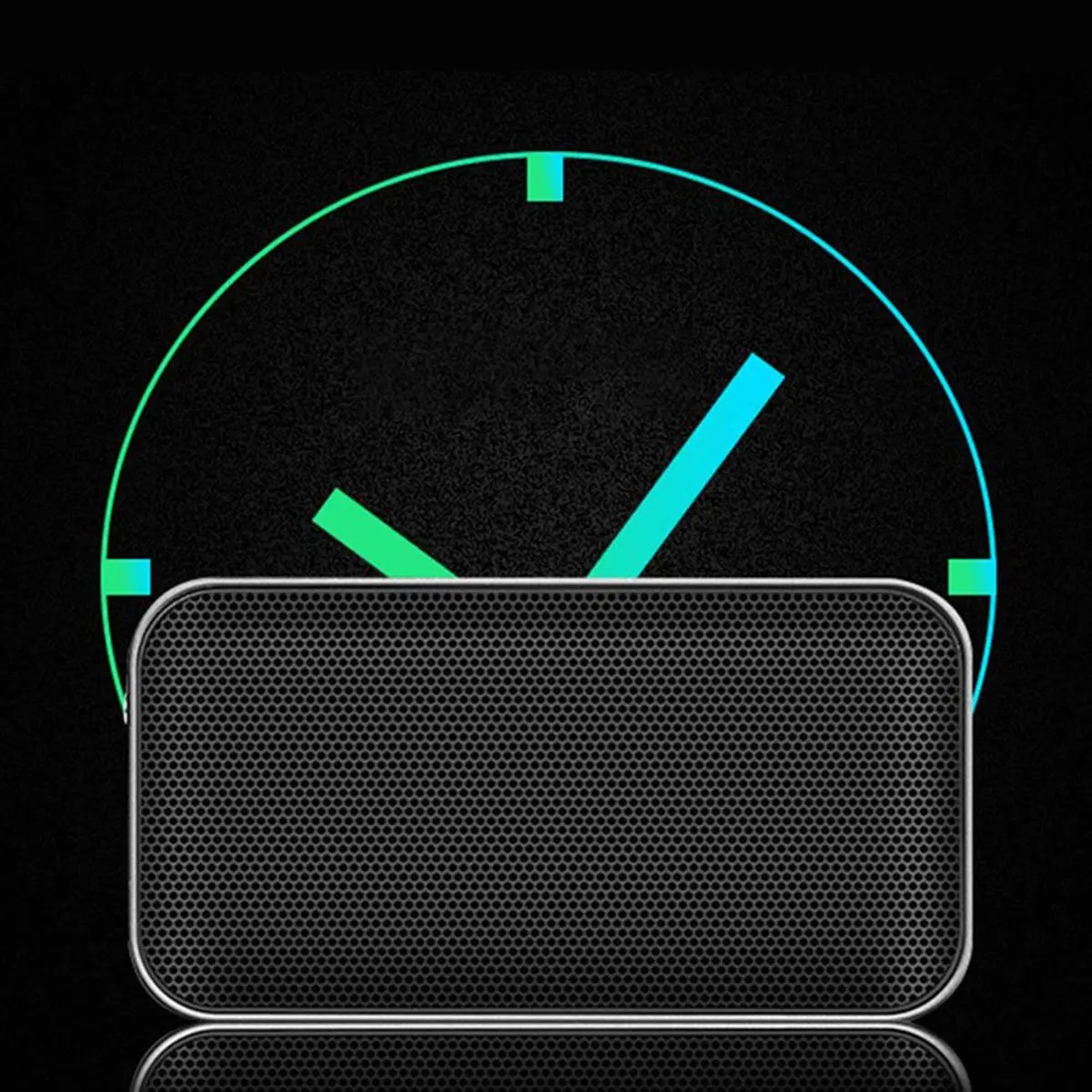 

*ONE DAY 3X Портативный беспроводной динамик Открытый мини-карманный аудио Ультратонкий Bluetooth-динамик Громкоговоритель Поддержка TF-карты - черный