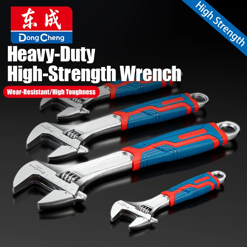 

Adjustable Wrench Spanner Heavy Duty Corrosion Resistant Chromium plating Industrial High Quality Plumbing Hand Repair Tool