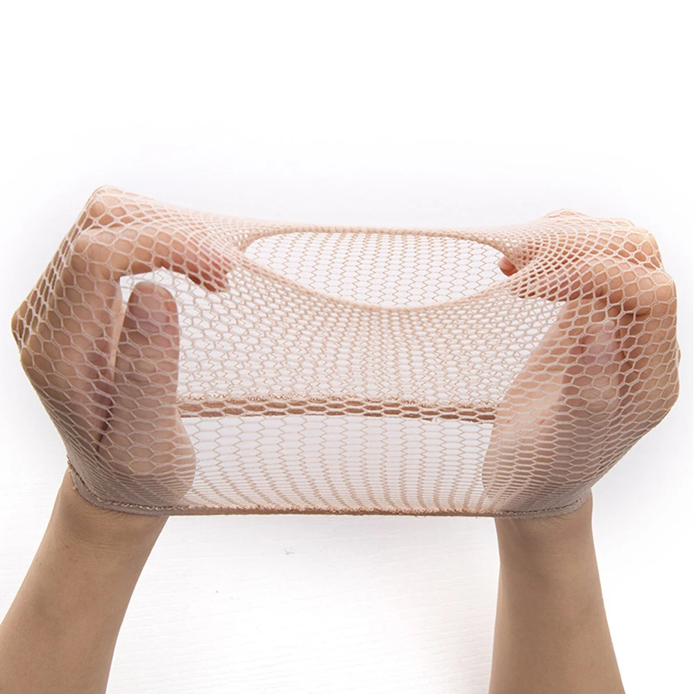 

Fashion Black Weaving Cap Single Open Stretchable Elastic Hair Net Wig Cap Hairnet Hair Mesh For Making Caps Fishnet Ladies ﻿