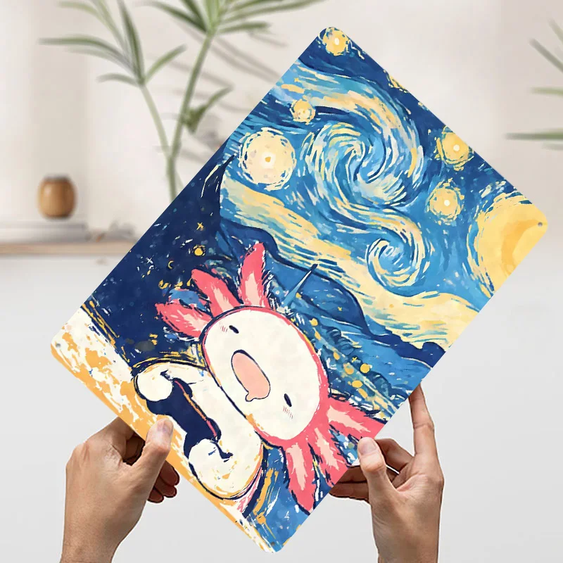 Axolotl Gaming Notte stellata Poster in metallo Targhe in metallo Arte della parete Decorazione della camera da letto a casa Targa in metallo personalizzata per la decorazione domestica