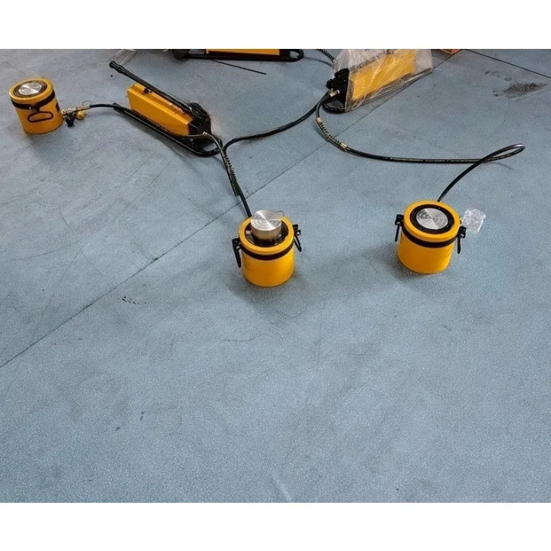 Ultra Thin Hydraulic Jack 5T 10T Capacity Compact Design For Construction Bridge Engineering