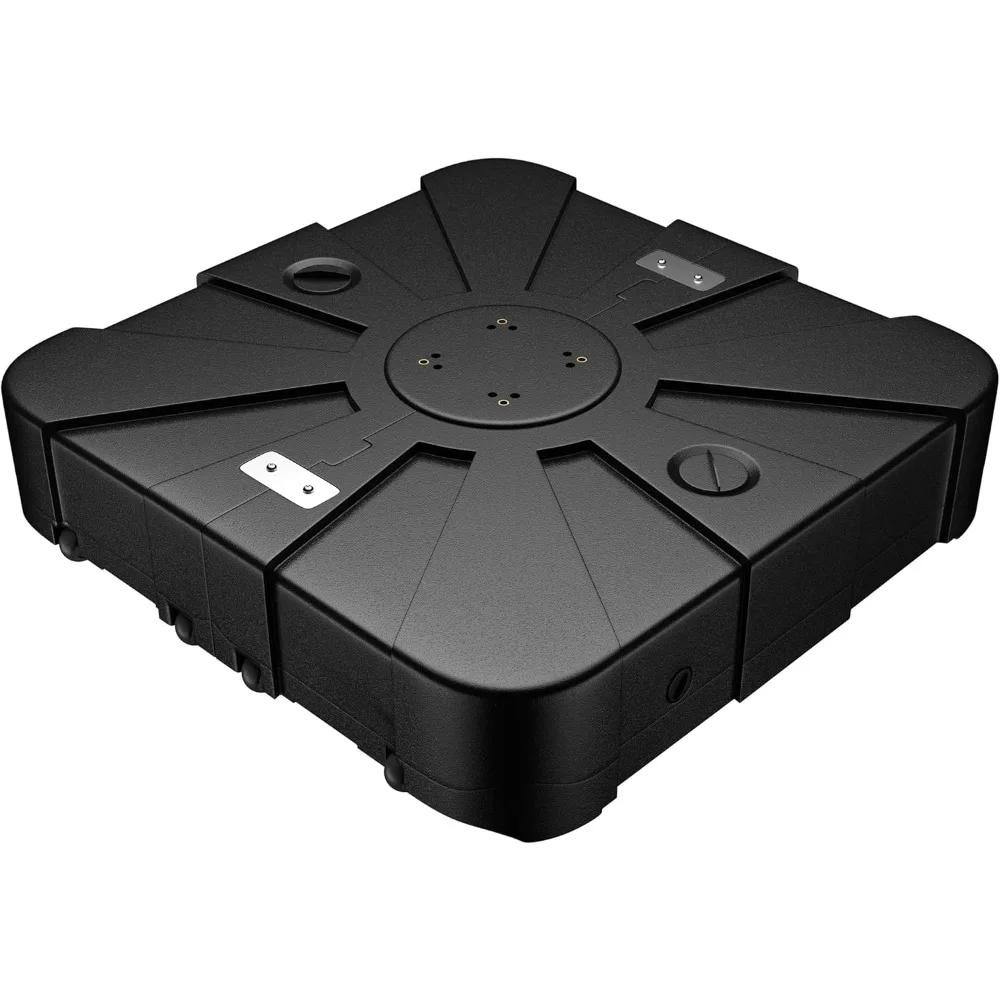 

Cantilever Umbrella Base with Wheels 308 lbs Water & Sand Filled Umbrella Weighted Base for Offset Patio Umbrella