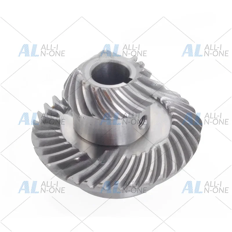 Machine tool accessories for rocker milling machines, lifting bevel gears, large and small gears, spiral bevel gears