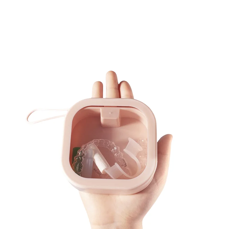 Mini Portable Storage Box Carry-on Clear Flip Jewelry Storage Box Small Storage Boxes Cell Phone Cord Pill Paper Clips Case