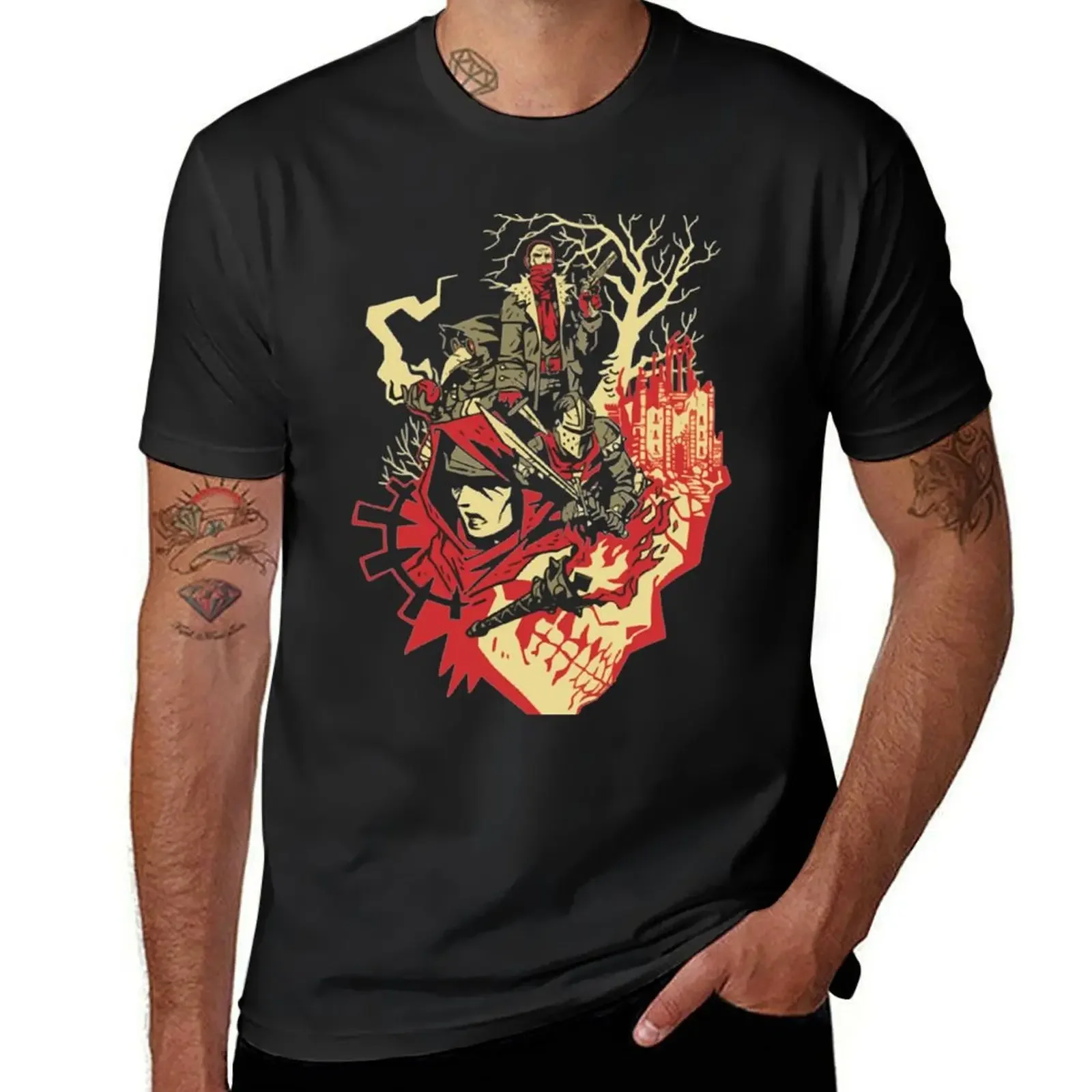 

Darkest Dungeon T-Shirt hippie clothes boys animal print korean fashion Men's t-shirts