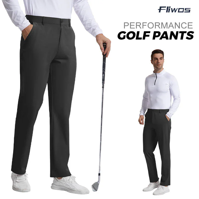 Fliwos Slimastrouser Pantalones Rectos de Alta Elasticidad fillows Performance Golf Pants