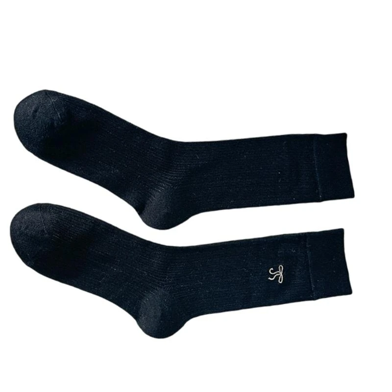 

Sweet Bowknot Socks for Women Girls Japanese Hollow Out Thin Calf Socks Solid Color Casual Loose Middle Tube Socks 15UB