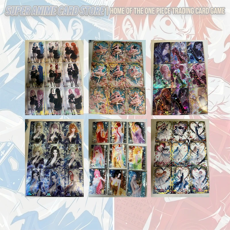 Japanese Anime One Piece FVH GSA AIU MNG DFG Cards Robin Nami Hancock Perona Shirahoshi Yamato Uta Vivi Collection Cards