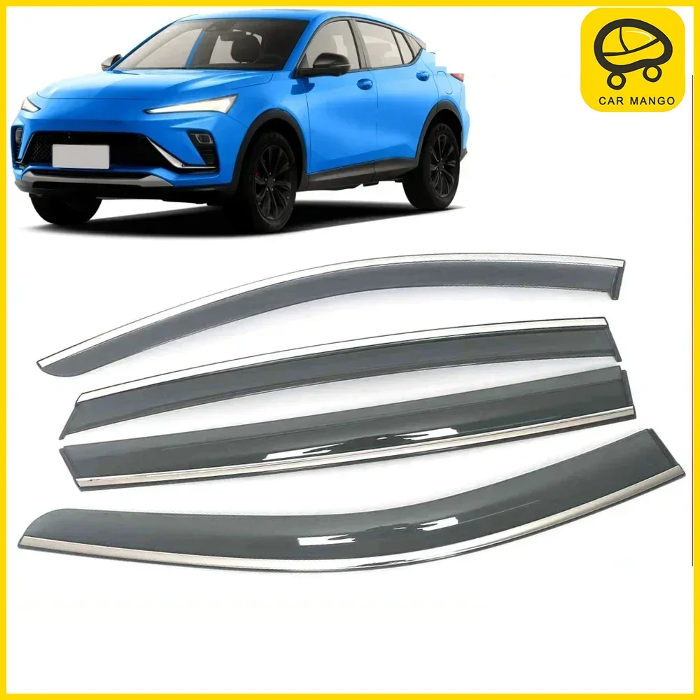 

Chrome Strips Rain Guards for Buick Envista 2022-2023 Window Visor Wind Deflectors Door Visor Vent Shades Ventvisor