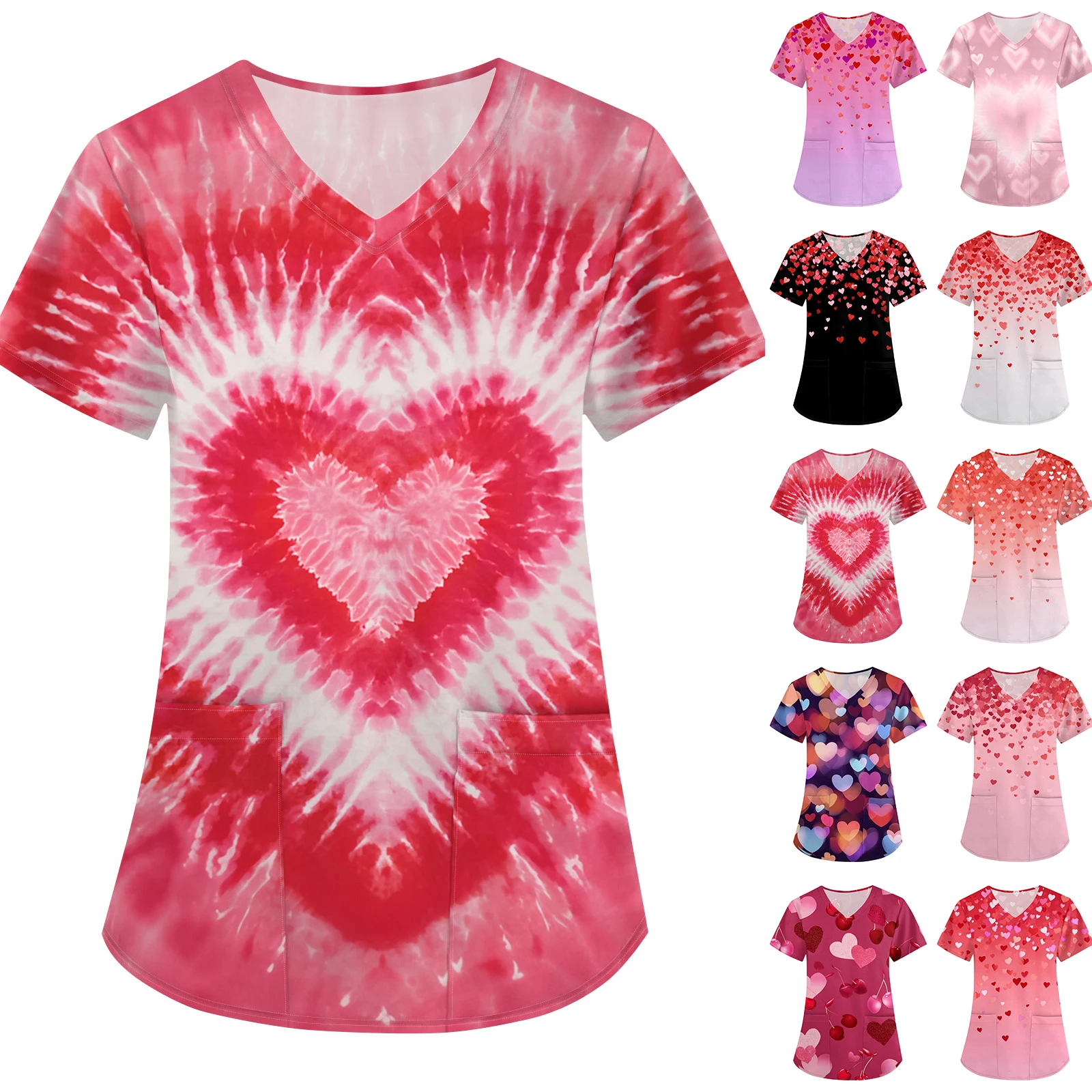 

Летняя медицинская одежда с короткими рукавами, спецодежда для аптеки, салона красоты, униформа медсестры, больничный доктор, стоматологическая хирургия, рабочий топ