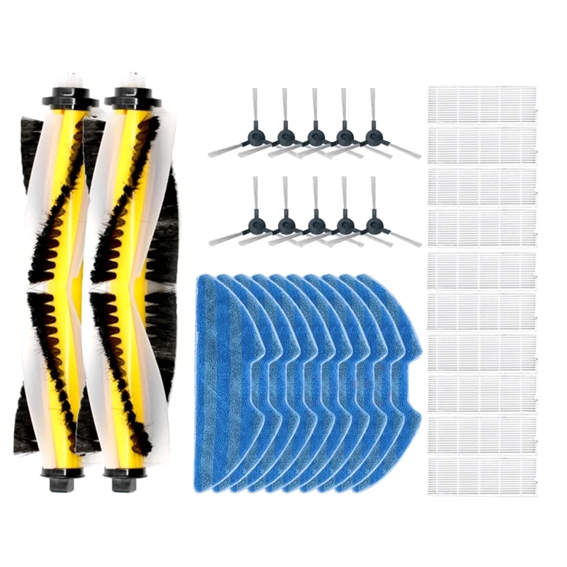 B06B-For GUTREND LENS 610, Vision 730, ECHO 520, ICLEBO G5 Main Side Brush Filter Mop Robot Vacuum Cleaner Accessory Part