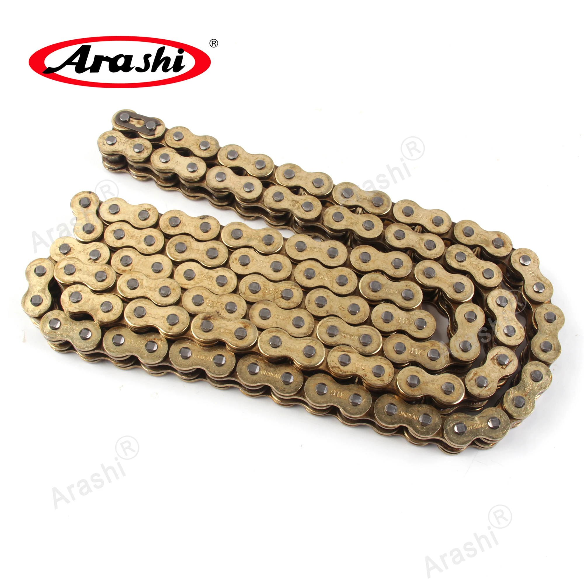 

Arashi 520 Pitch 120 Link O-Ring Chain Motor Drive Chain Sprocket Heavy-Duty Connecting Link For HONDA SUZUKI YAMAHA KAWASAKI