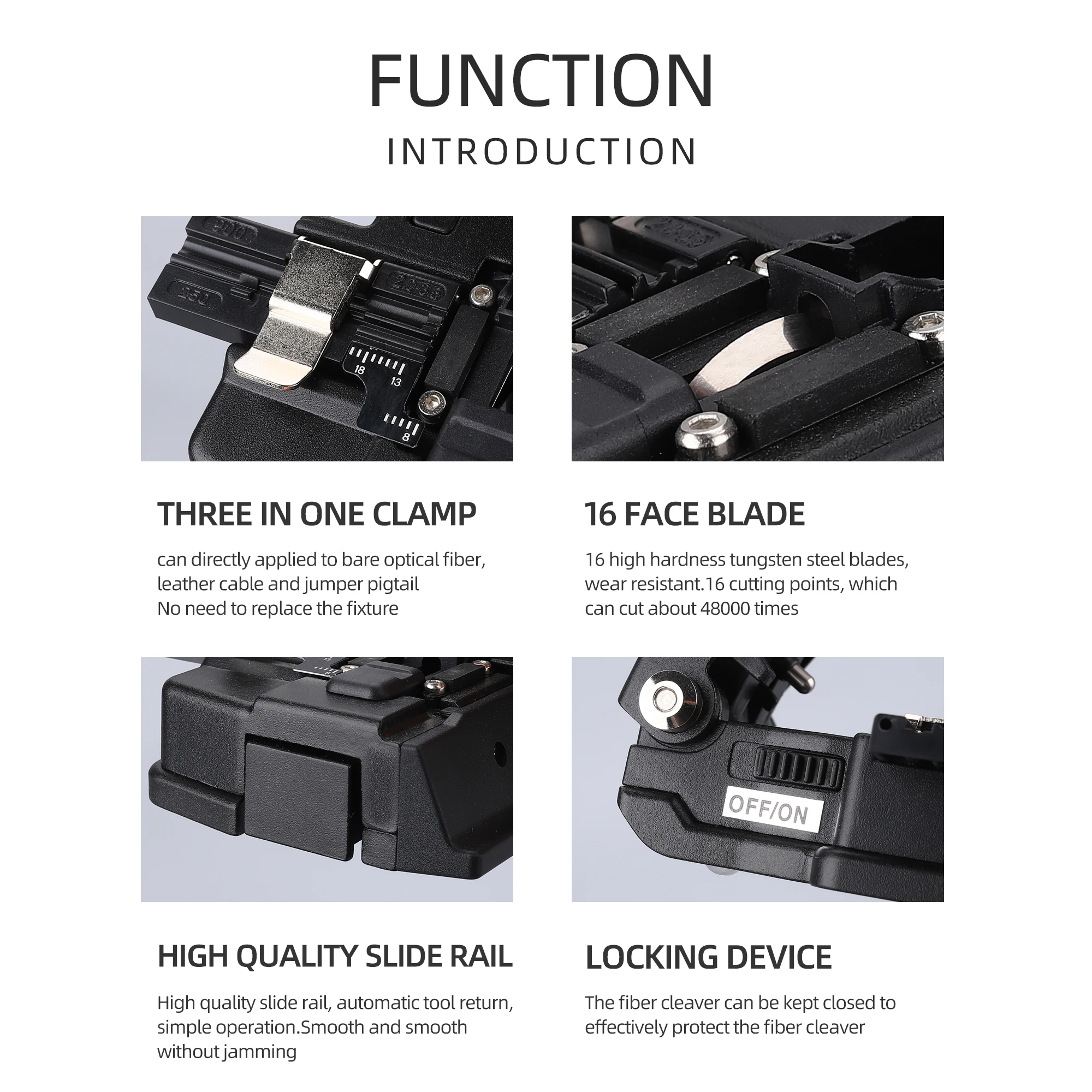 KELUSHI High Precision Optical Fiber Tools HS-30 Optic Cleaver Cutter for 250-900um For Fusion Splicer for Fujikura CT-30