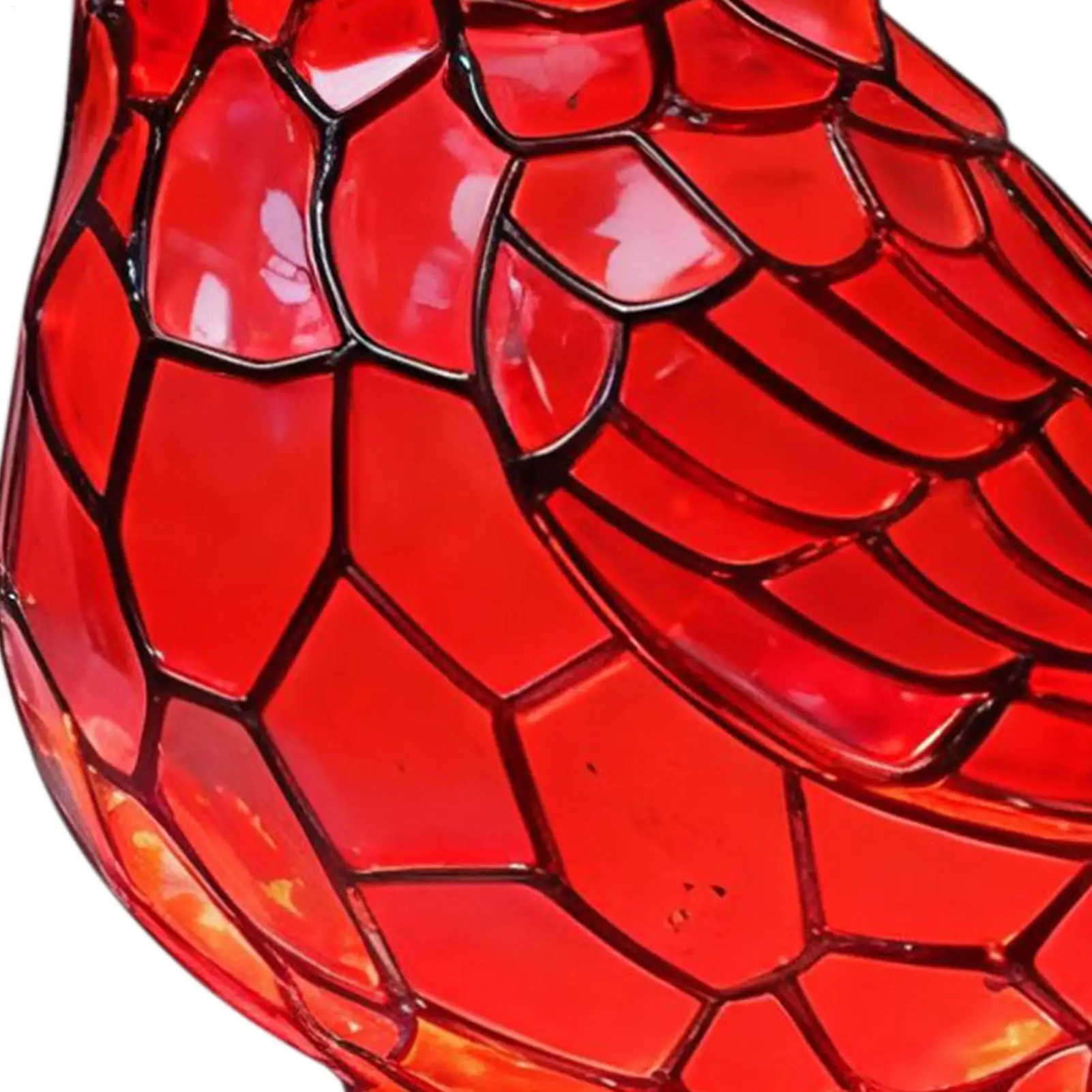 الطيور الجدول مصباح الراتنج الأحمر الطيور ديكورات المنزل السرير ضوء لغرفة المعيشة الحمام الحضانة القراءة ركن النوم فندق #1