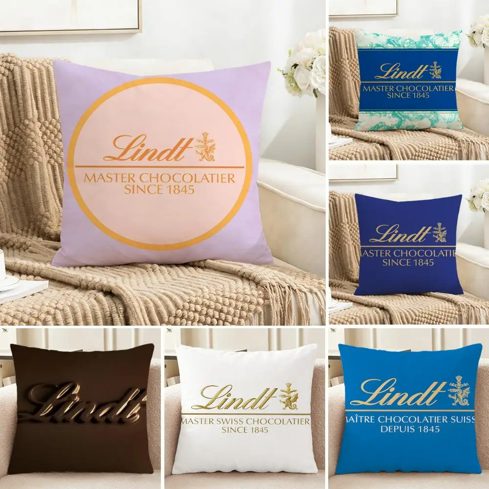 Funda de Cojín Estilo Marca de Moda Suiza L-Lindt, Lavable, con Aspecto de Lino, para Sofá, Hogar, Decoración de Habitaciones