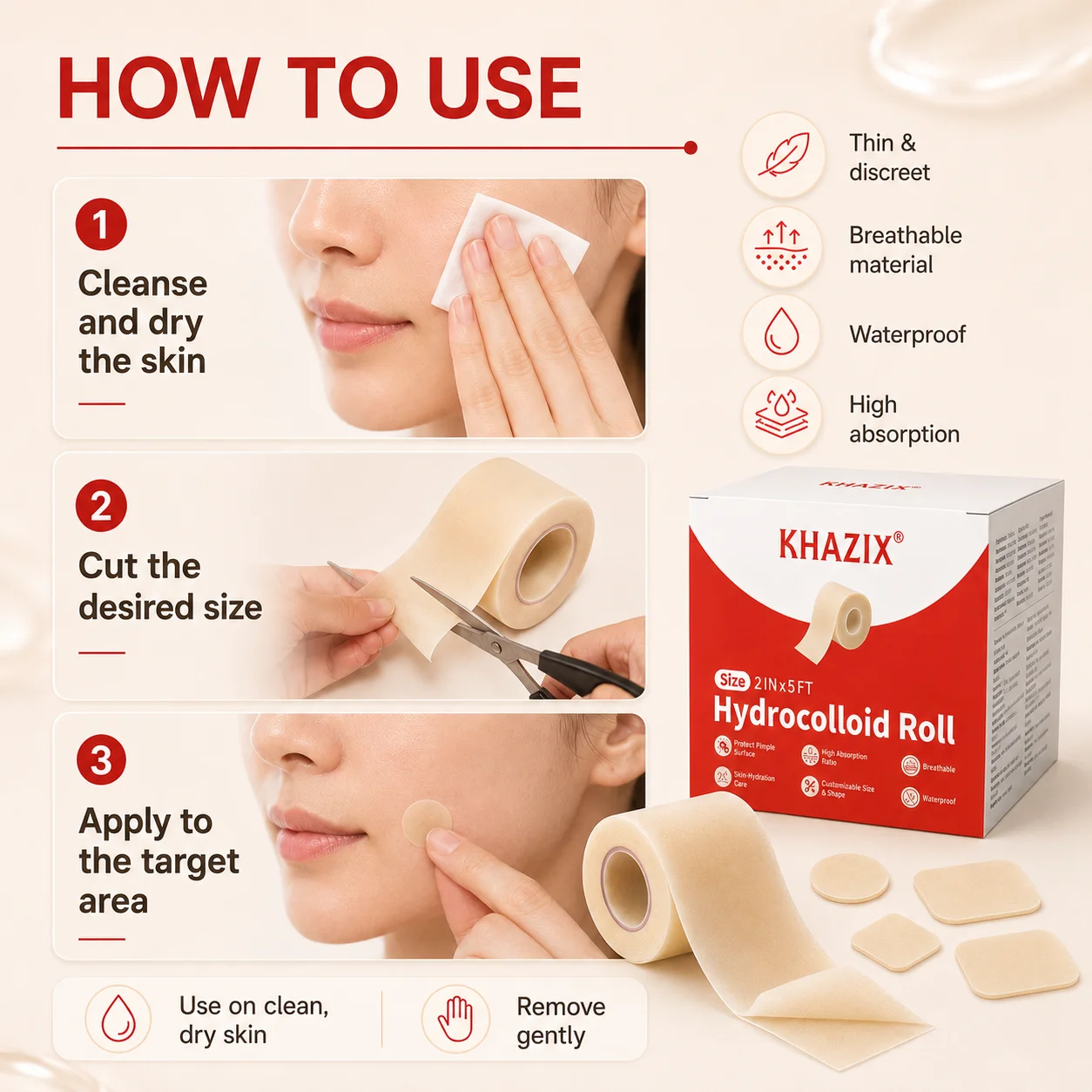 Hydrocolloid Pimple Patch Roll - Skincare China review and price