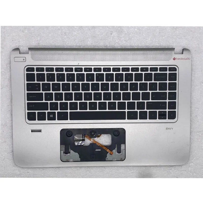 

Подставка для рук A+ с клавиатурой с подсветкой и отверстием для сканера отпечатков пальцев для HP Envy 14-K 14-U TPN-Q139