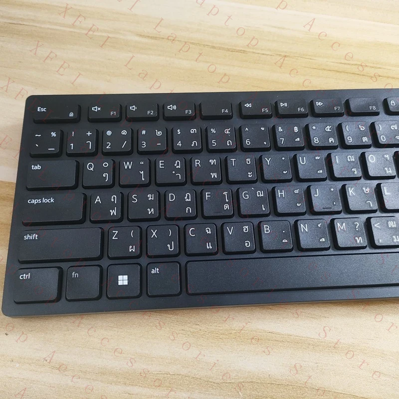 D  Thai layout wireless keyborad and mouse kit for Dell KM5221W