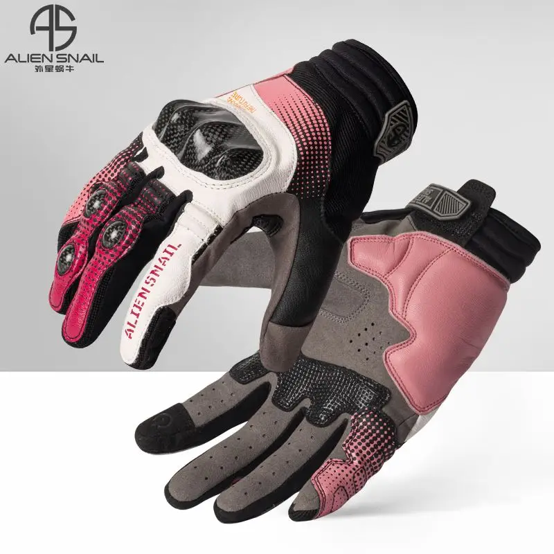 

T3 Men's Full Finger Touch Screen Motorcycle Gloves Accesorios Para Motos TPR Protector Para Guantes De Motociclista 오토바이 장갑