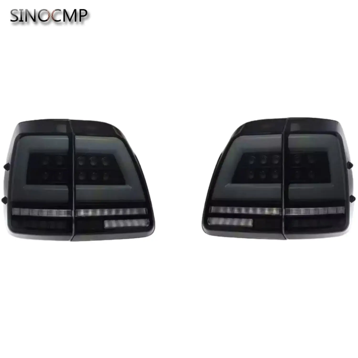 

2pcs Smoked Black Left + Right Rear Tail Lights Fits for Toyota Land Cruiser LC100 1998-2007 Car Lights Signal Lamp Assembly