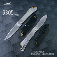 SANRENMU 9301 Pocket Folding Knife Outdoor Camping Hunting Fishing Cutting Wilderness Survival Edc Portable Tool Knife 9305/9306