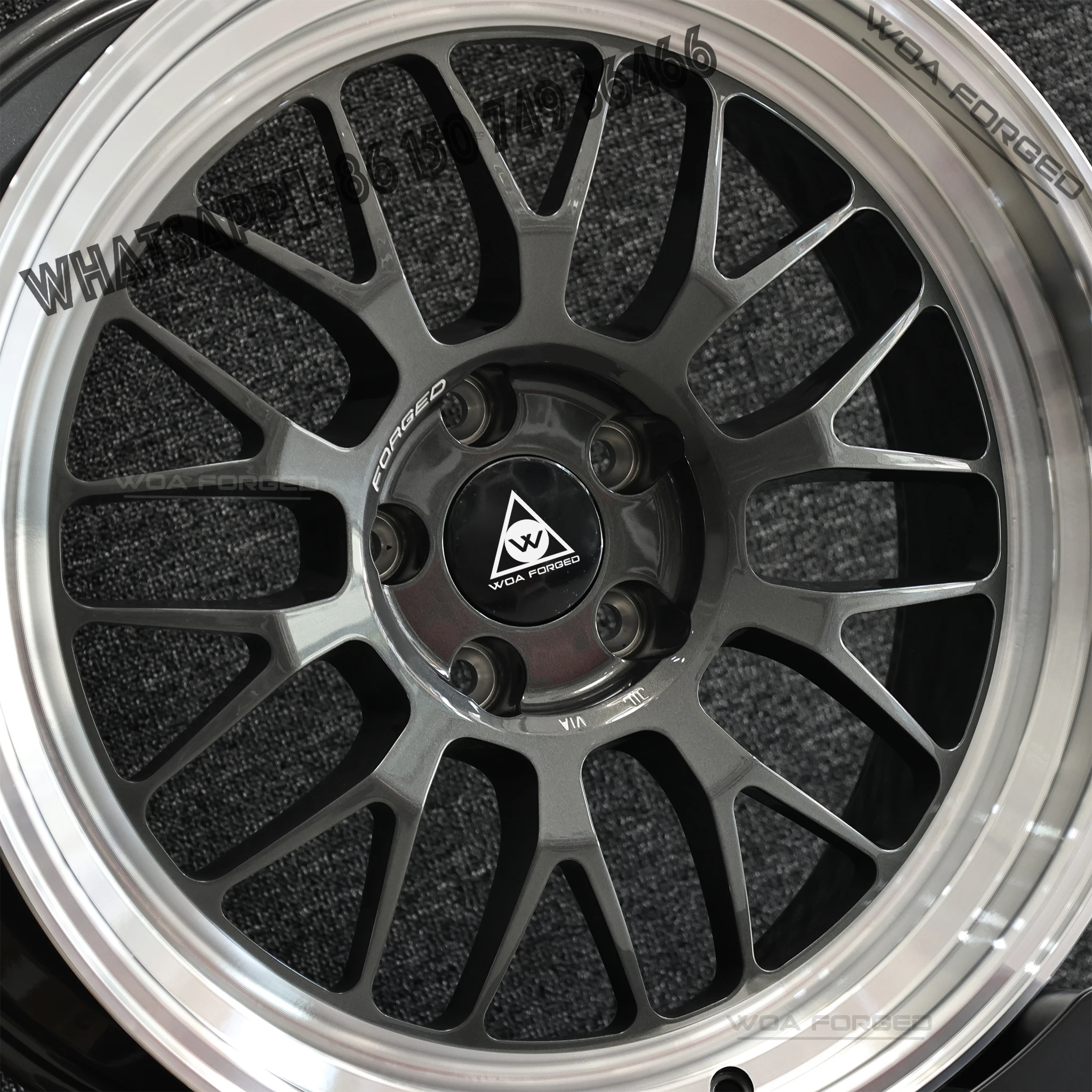 

New Deep Dish Single-Piece Forged Lightweight Wheel for BMW Audi GT F80 F90 E46 M3 M4 F30 Car Models 21A Multi-Spoke Aluminum 40