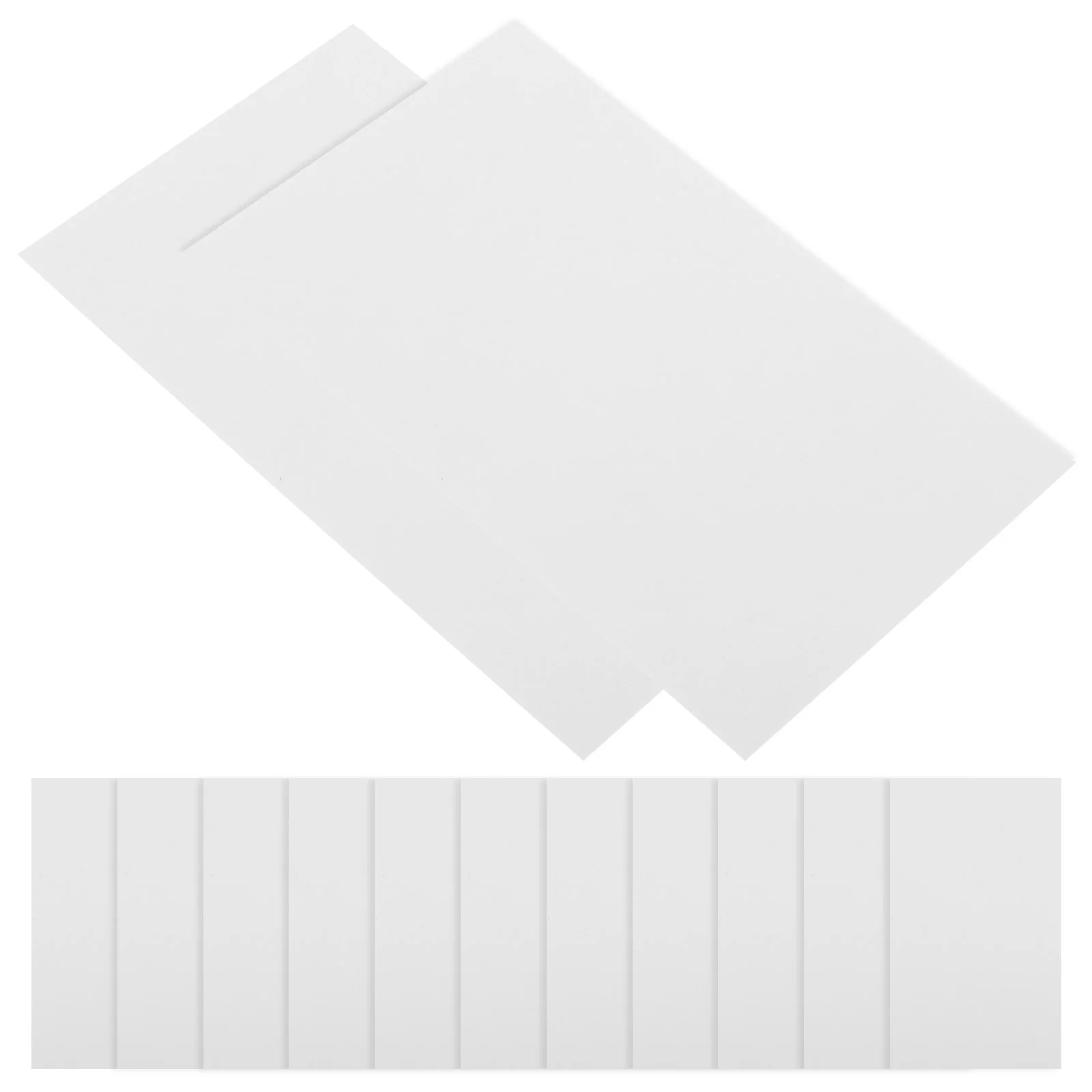 200 Pcs Index Cards Blank Paper Note DIY Learning Flashcards White Scratch Memo Office