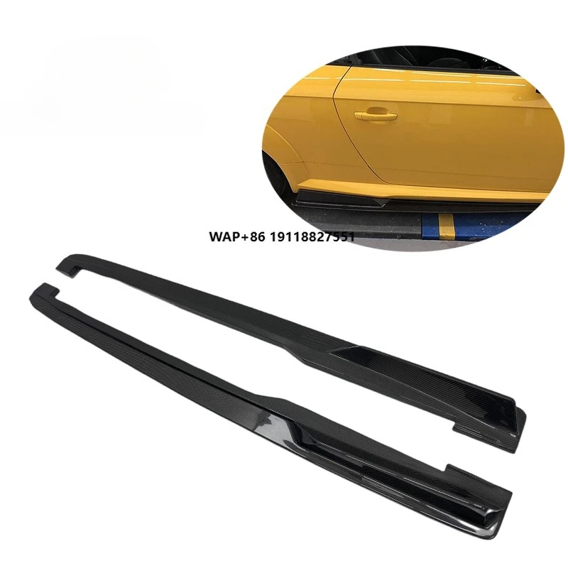 

AP Style Carbon Fiber Side Skirts Exterior Accessories for 8S TT TTS TTRS MK3 2015-2019