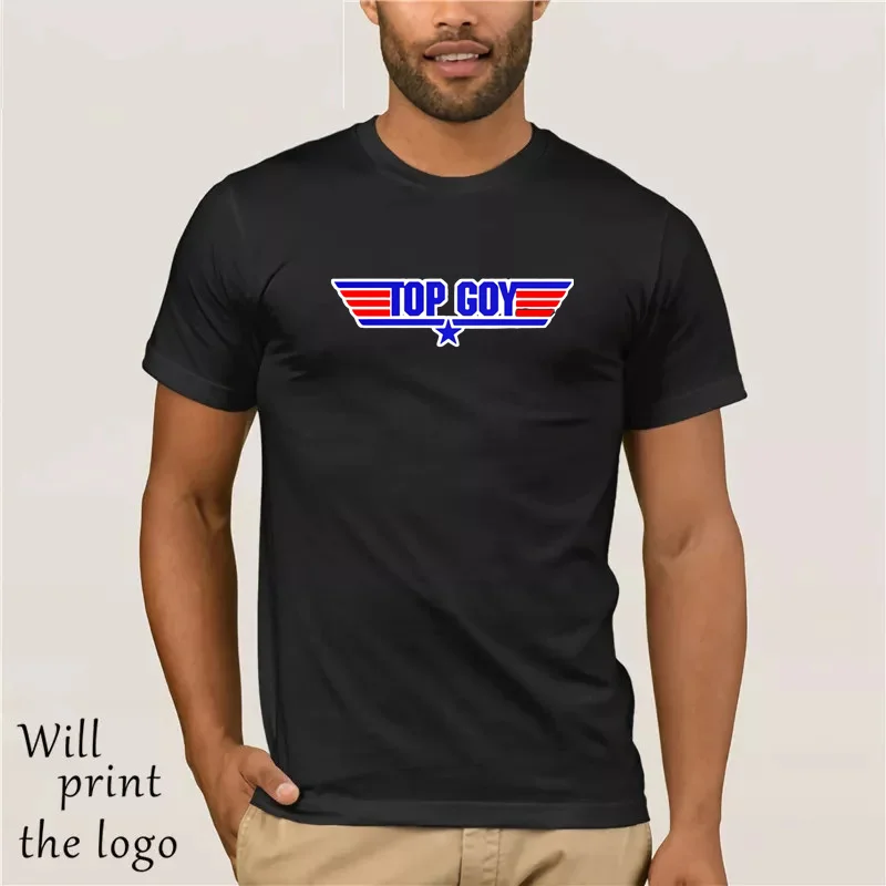 Camiseta informal divertida con estampado para hombre, camiseta con logo de 1984 Maverick Top Goy Top Gun