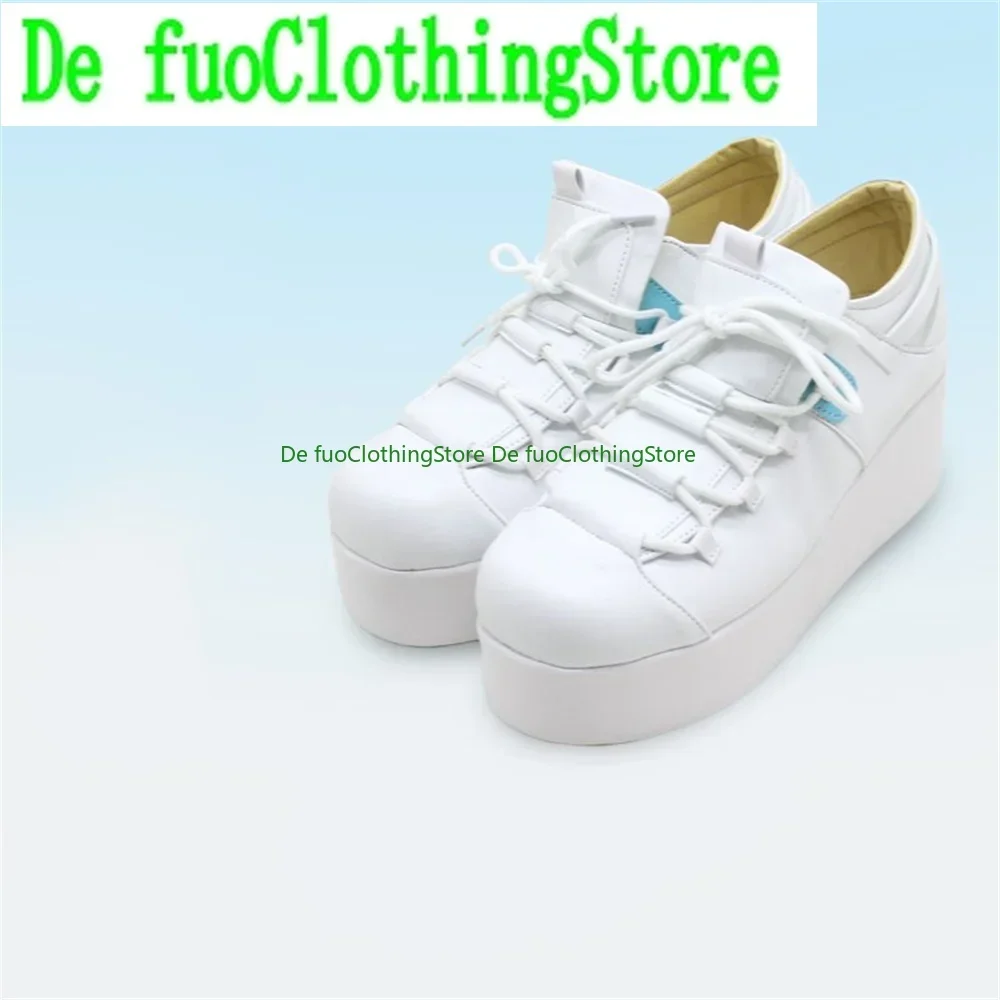 الأزرق الأرشيف Nekozuka Hibiki تأثيري أحذية الأحذية لعبة أنيمي كرنفال حفلة الهالوين عيد الميلاد Defu متجر الأحذية