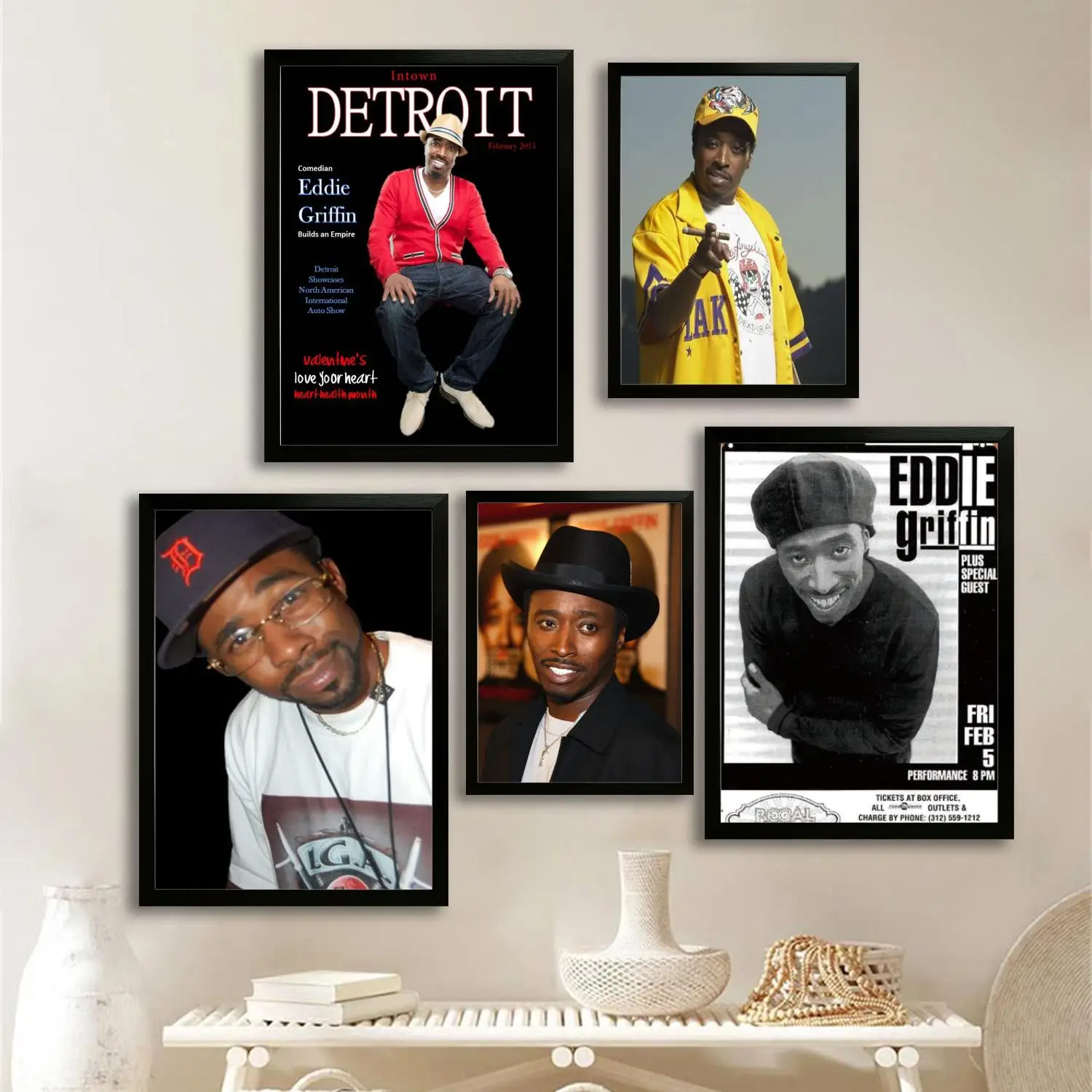 Eddie Griffin Canvas Art Poster, Wall Art Picture Print, Modern Family Bedroom Decor Posters,Decorative painting