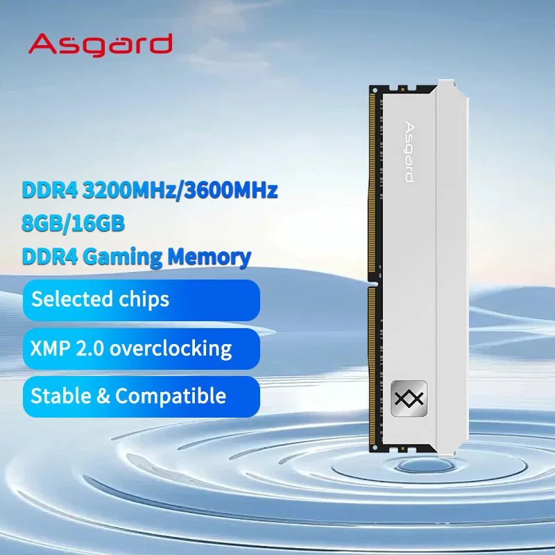 Asgard DDR4 RAM Freyr  8GB 16GB 3200MHz Memory RAM UDIMM Desktop Internal Memory Dual-channel for PC