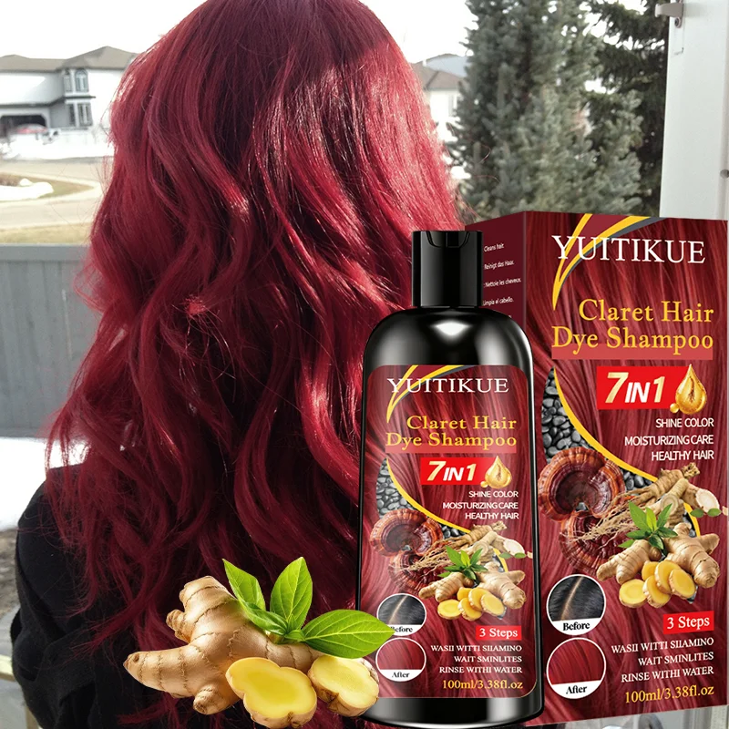 YUITIKUE 100ml Claret Hair Dye - огляд і ціна Hair Care Natural Ingredients