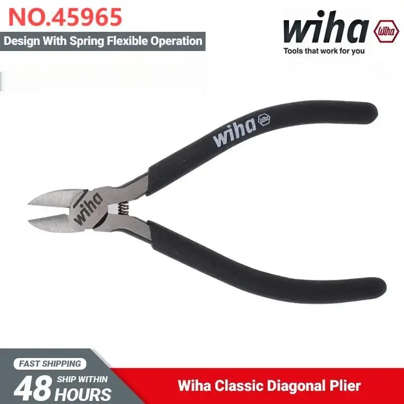 Wiha NO.45965 Classic multi-purpose diagonal jaw pliers 125 mm long High quality materials Precision craftsmanship No slipping