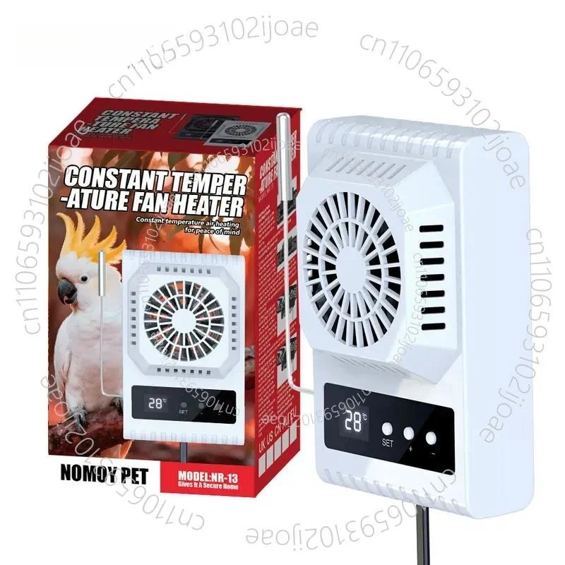 Flame-retardant Dual-purpose (cooling and Heating) Ventilation and Heating Smart Constant-temperature Fan for Pet Birds
