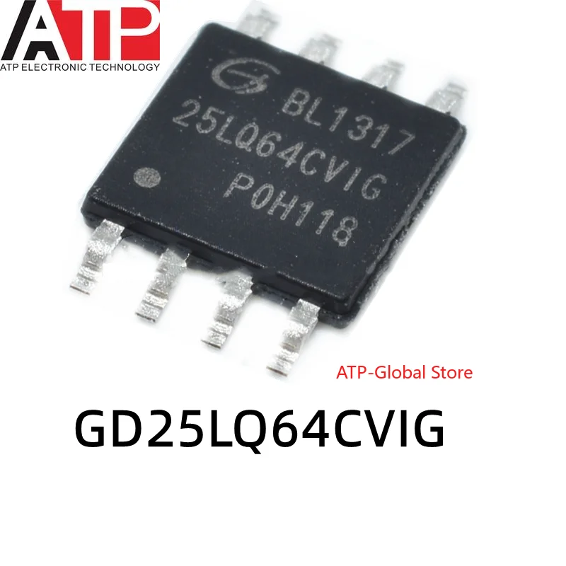 10pcs GD25LQ64CVIG 25LQ64CVIG GD25LQ64 25LQ64 SOP-8 Original inventory of integrated chip IC